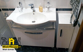 Монтаж мебели ванной комнаты