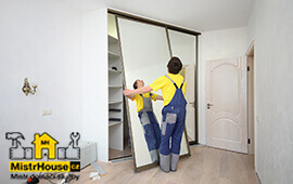 Монтаж шкафа купе